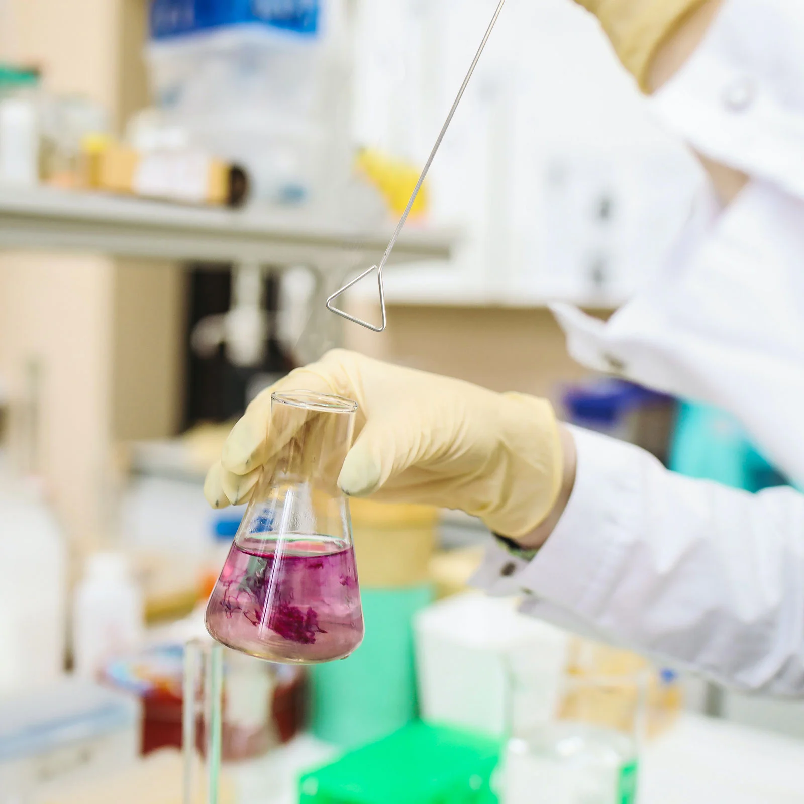 

2Pcs Cell Spreader Stainless Steel Metal Durable Burr Free Smooth Cell Coating Tool Science Wide Spreading