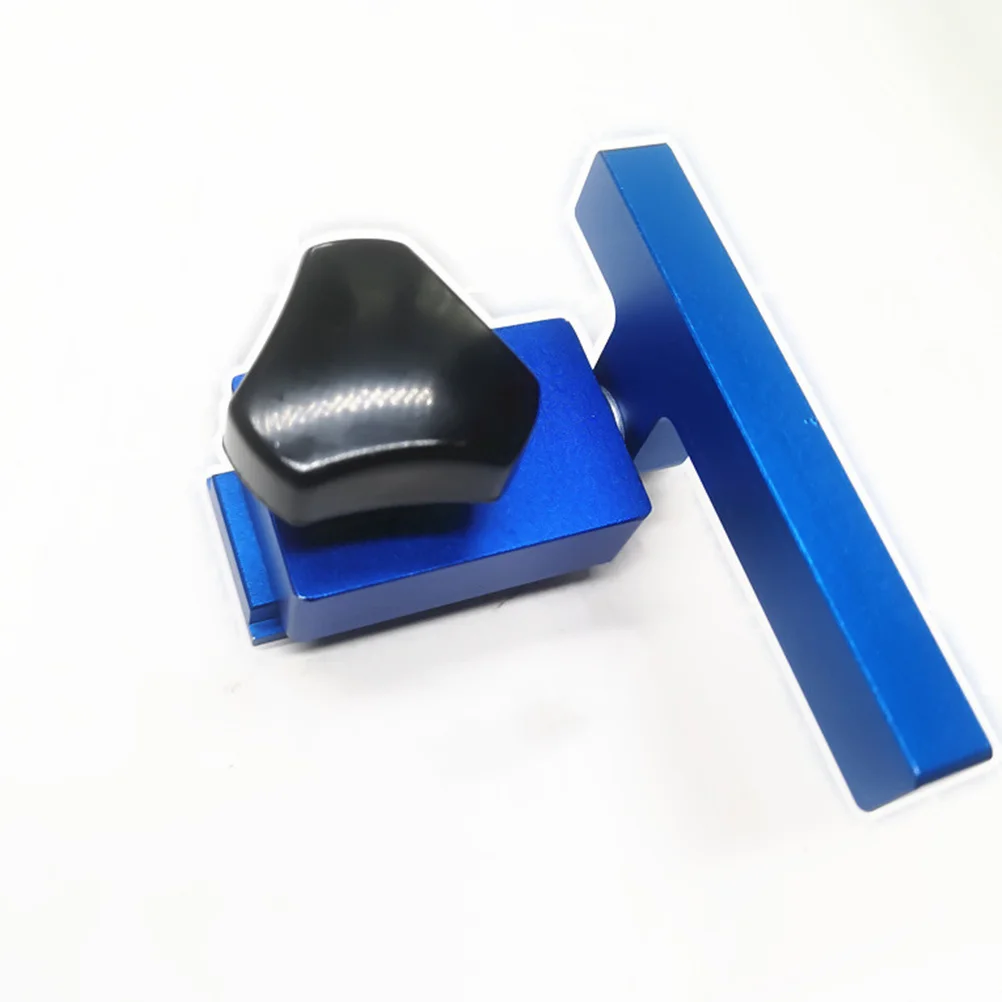 

T Slot Stopper Aluminum Alloy Miter Gauge Stop Block for Woodworking T Track Miter Chute Limiter Stopper Block