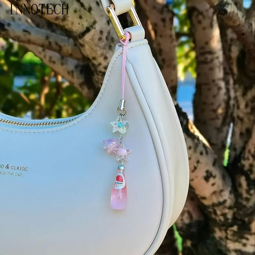 

Kawaii Sweet Girl Y2K Подвеска для телефона Бутылка для напитков Фруктовая газированная вода Ремешок для телефона Рюкзак Орнамент Ручная работа Телефонная цепочка Брелок Ювелирные изделия