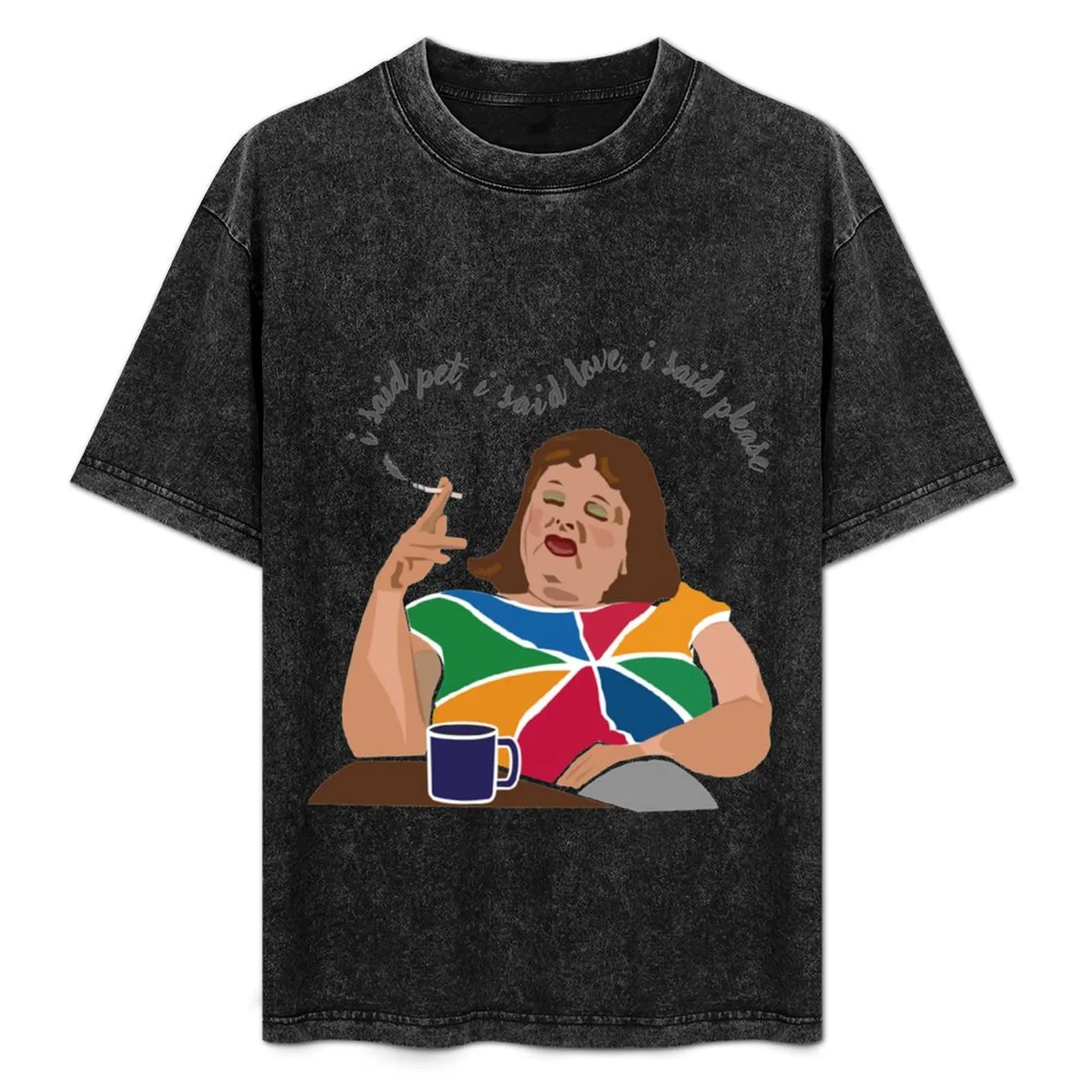 Lynne Postlethwaite, Magda Szubanski, Fast Forward, Australian comedy icon. _quot_I said pet, I said T-Shirt