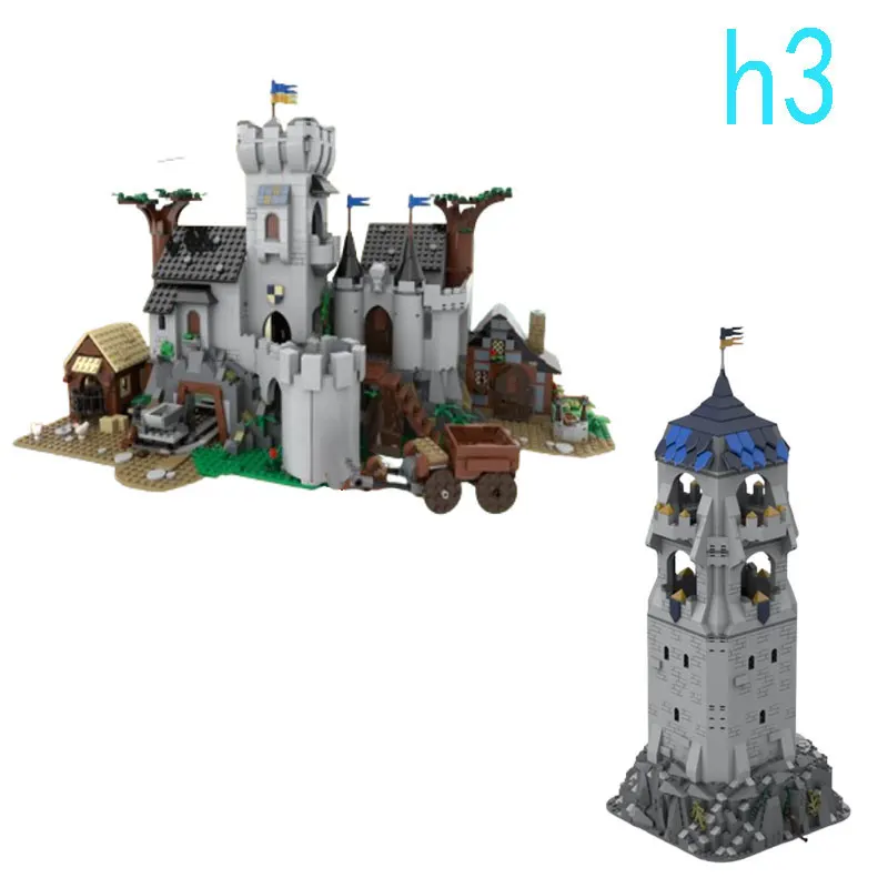 

32 Spot MOC-151395 186331 Castle Small Particle Assembly Building Blocks Educational Toy Model Gift Set Ornaments