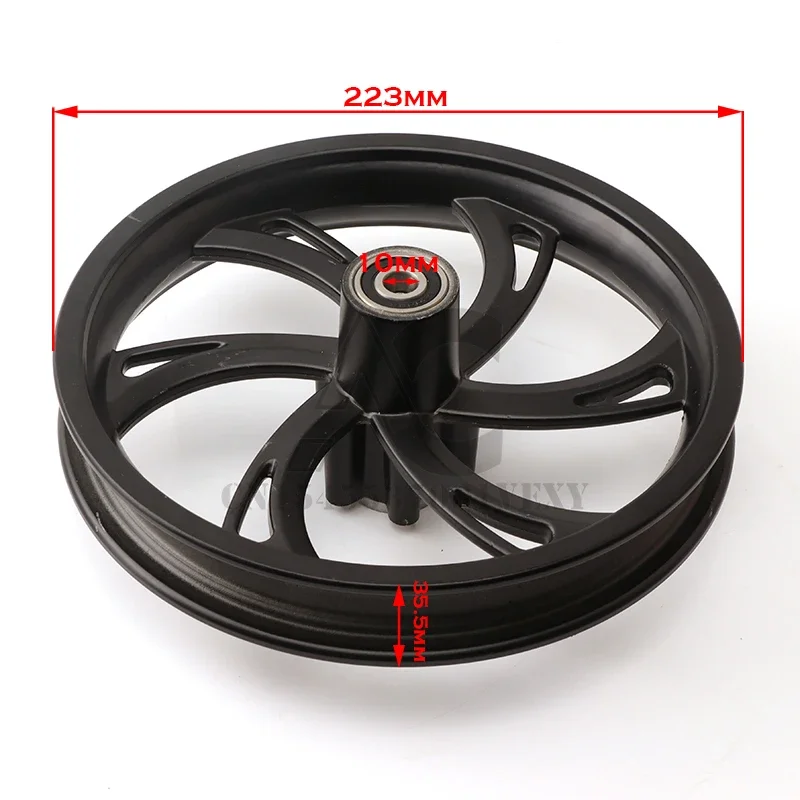 12 1/2X2 1/4 Wheel Tire & Inner Tube & Rim Set Fit for electric scooters E-bike folding bicycles Accessories