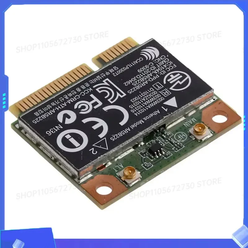 for HH 2026 Atheros Ar5B225 Half Mini PCI E Wireless Network Card 300Mbps Wifi Bluetooth 4.0 Notebook Internal Upgrade