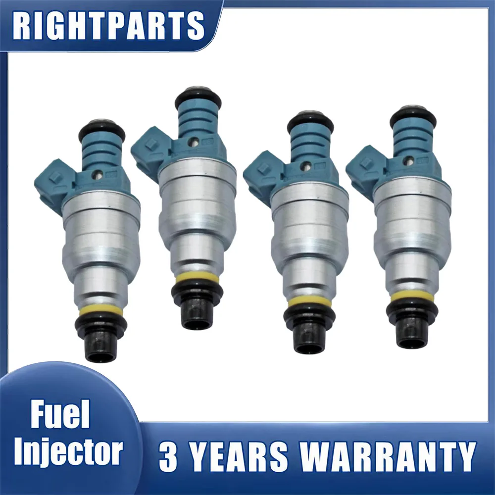 4pcs Fuel Injector for Ford F-250 91~96 7.5L Mustang 93~96 5.0L F-350 91~97 7.5L E-350 91~96 7.5L V8 0280150759 E8TE-B10