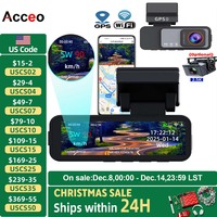 DashCam Auto 4K Car Dvr Video Recorder Built-in GPS WIFI Support Dual Lens 2.5K Rear Camera Night Vision Black Box 24h Parking