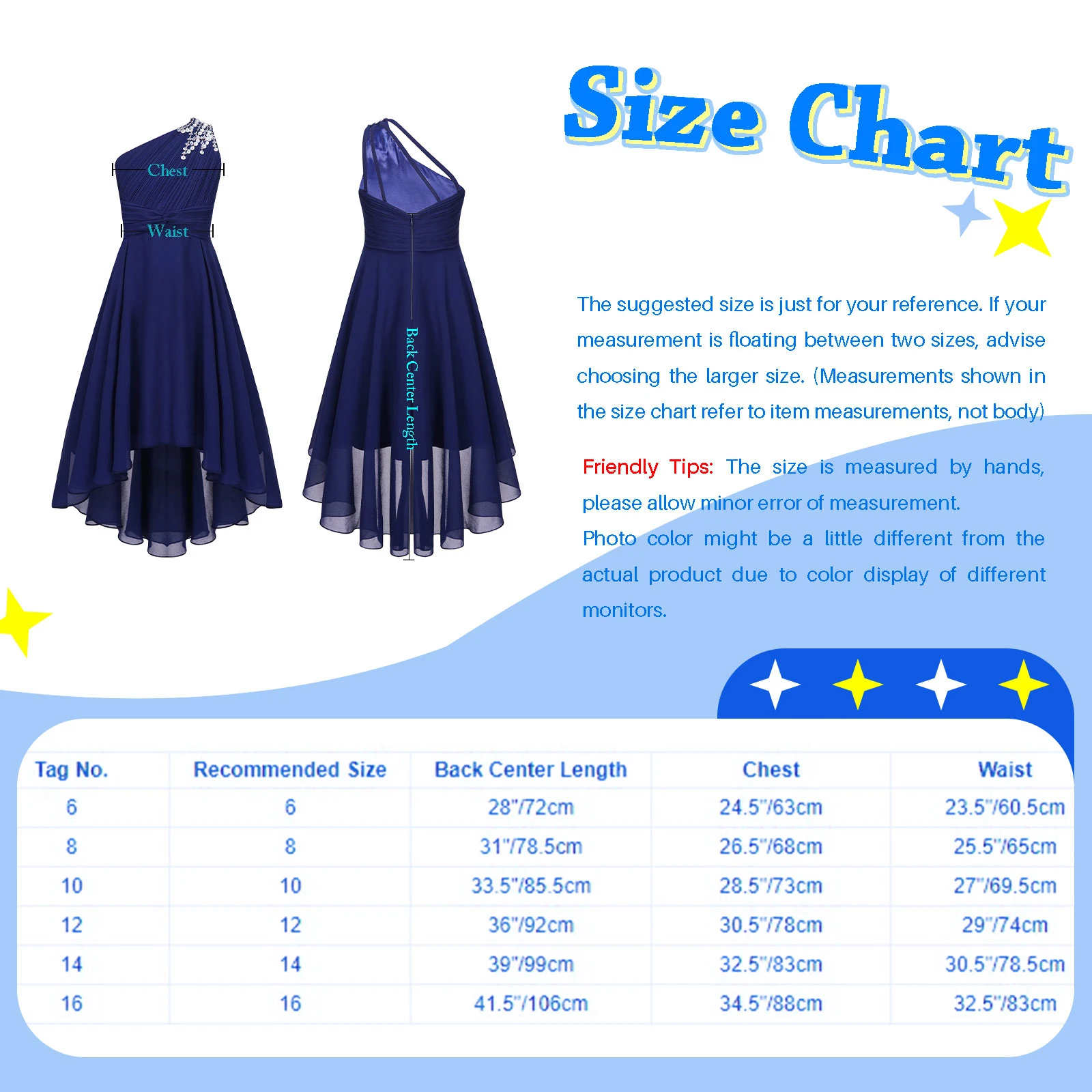 Shiny Beaded One Shoulder Dress Kid Girls Chic Ruched Asymmetric Hem Party Dress for Evening Proms Wedding Senior Prom