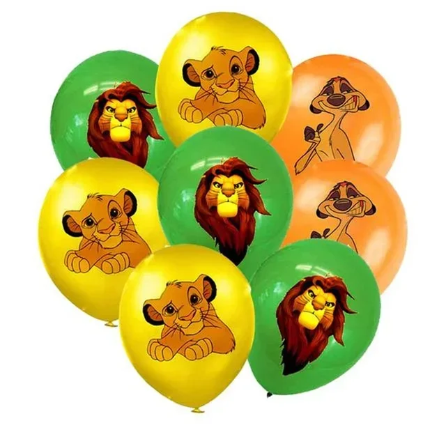 Simba König der Löwen Geburtstag Party Dekorationen Einweggeschirr Ballon Tischdecke Serviette Tasse Kuchen Topper für Kinder Babyparty