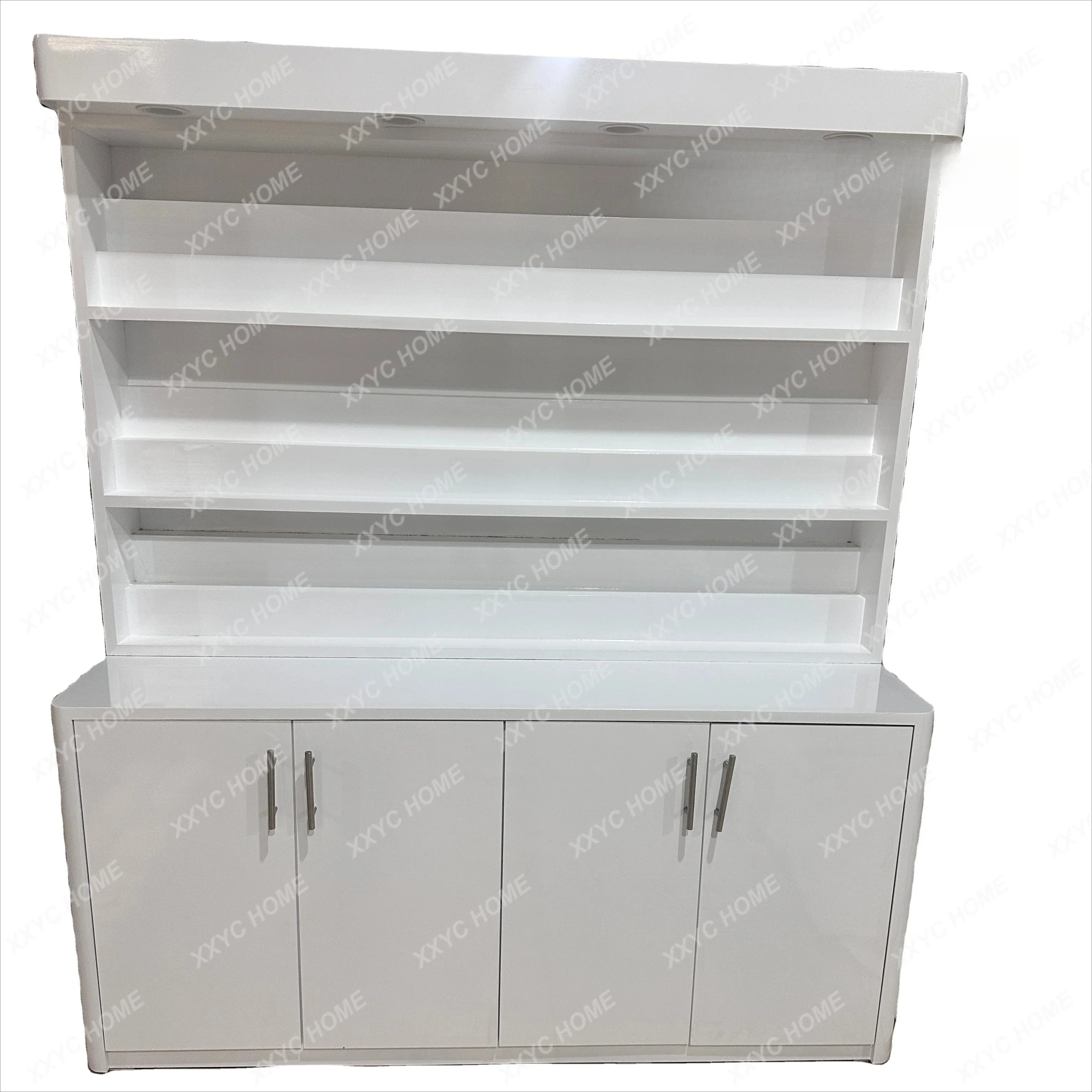 Bomacy New White Simple Style Nail Polish Display Stand for Nail Salon