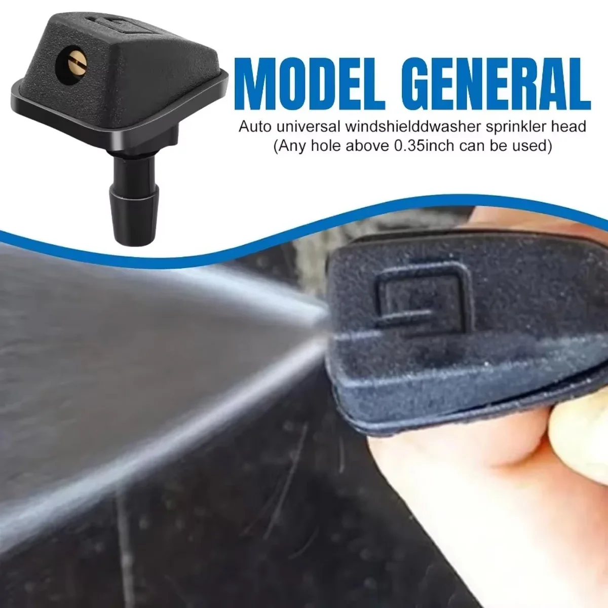 Car Wiper Nozzle Front Windshield Washer Is Applicable To Most Models Cleaning Spray Durable Efficient Cleaning Car Accessories