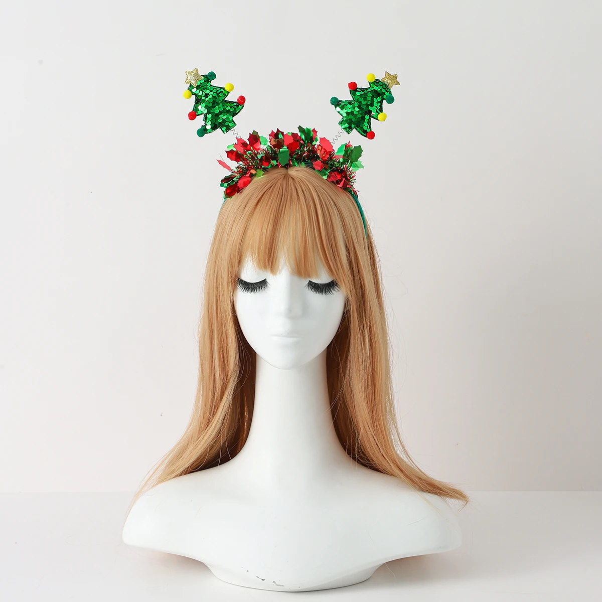 1/3 PCS Weihnachten Stirnband Santa Claus Elf Weihnachtsbaum Stern Kopfbedeckung Dekorationen für Mädchen Frauen Frohe Weihnachten Neujahr Geschenke – Detail 2