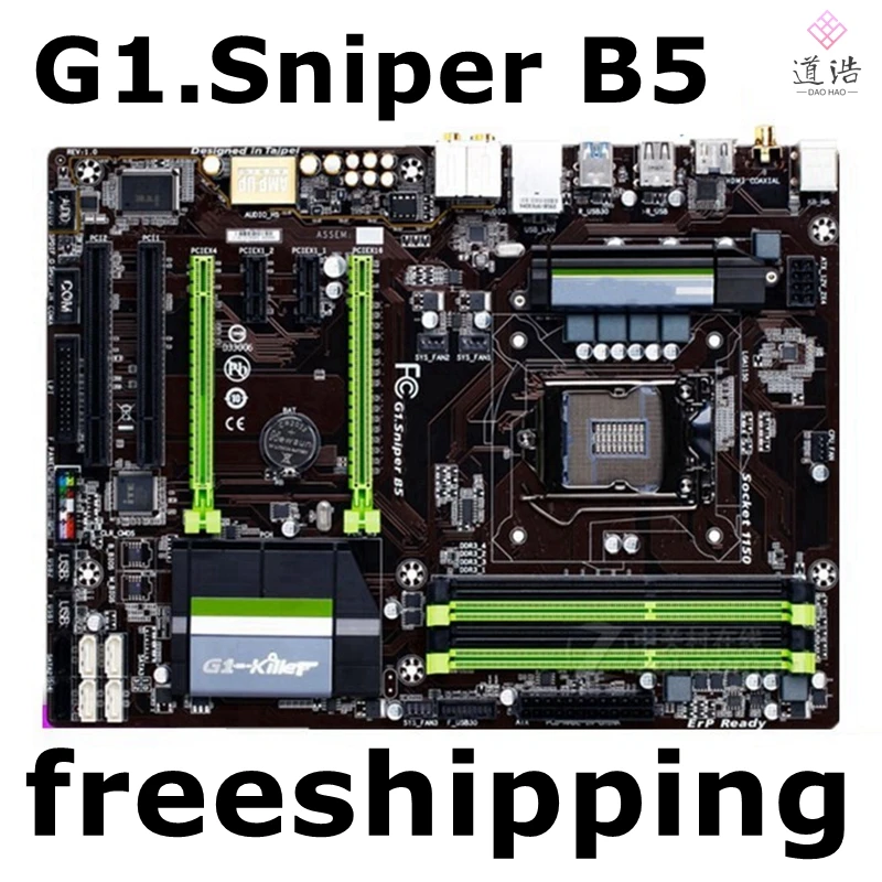 

For G1.Sniper B5 Motherboard 32GB LGA 1150 DDR3 ATX Mainboard 100% Tested Fully WorkMA