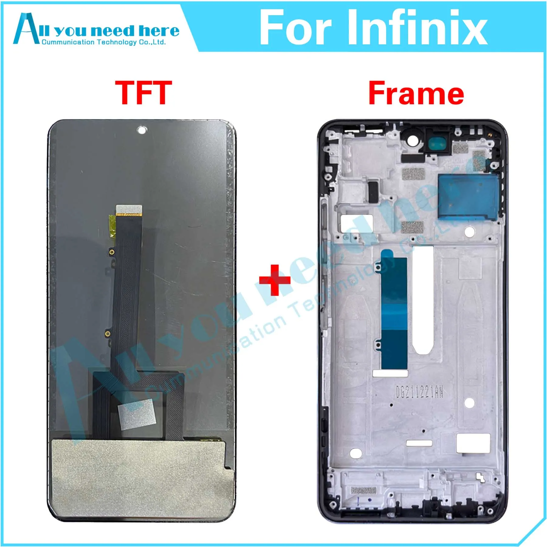 100% Test For Infinix Zero X Pro X6811 LCD Display Touch Screen Digitizer Assembly Repair Parts Replacement