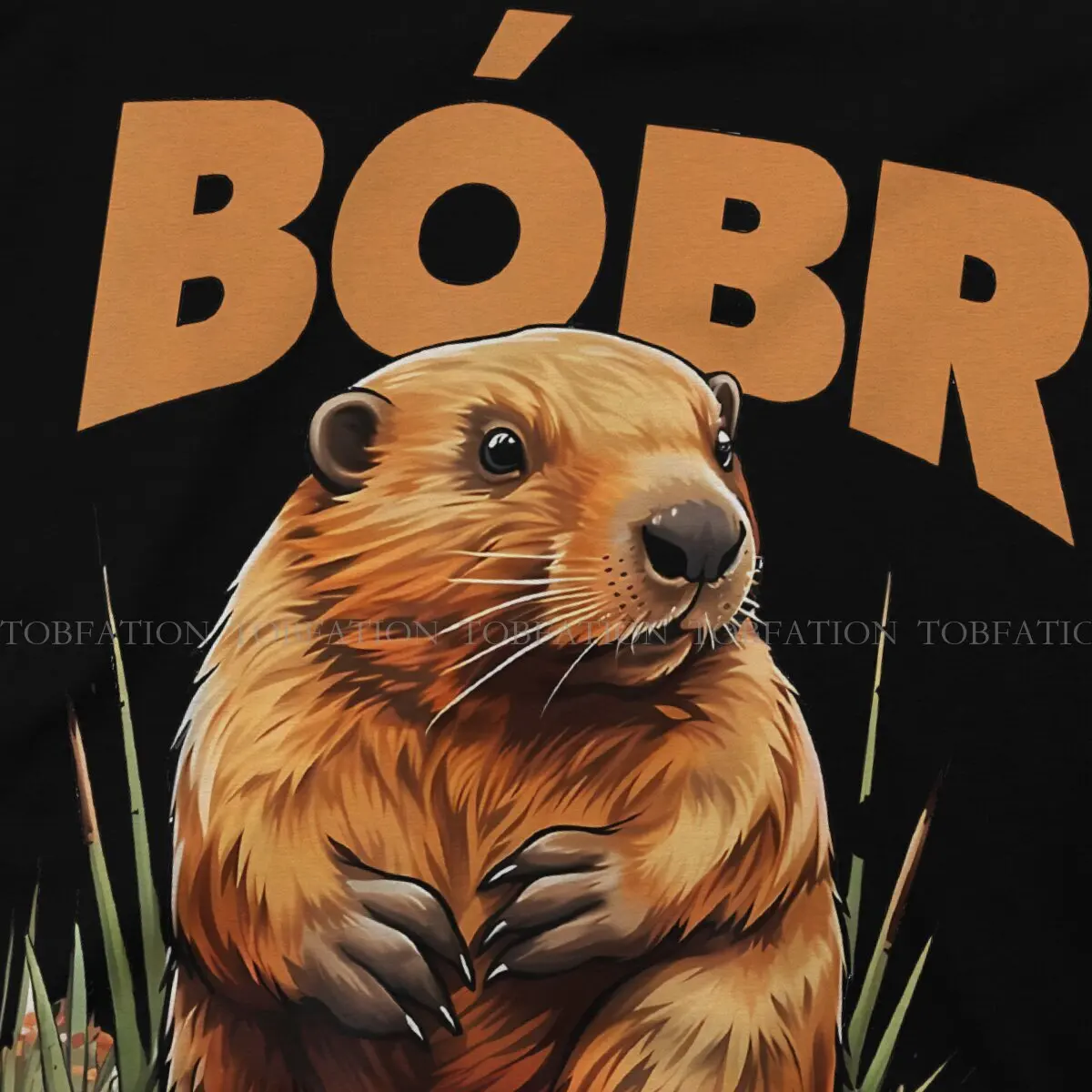 Beaver Newest TShirts Kurwa Bobr Bober Men Harajuku Pure Cotton Tops T Shirt Round Neck 