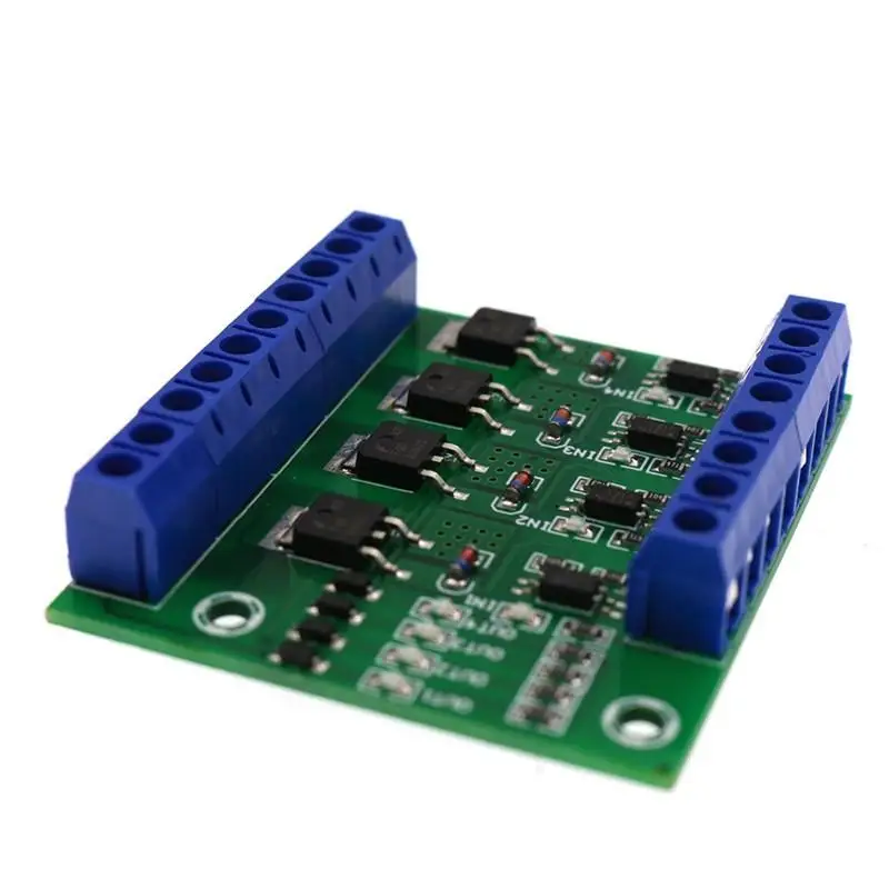 Motore PWM a 4 canali optoisolato e scheda di controllo LED, controller interruttore MOSFET