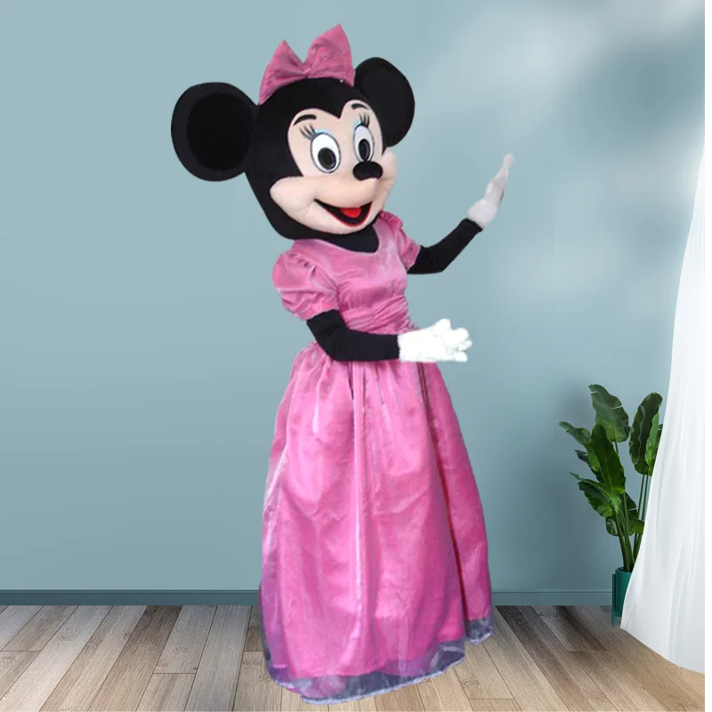 Mickey Minnie Mouse mascotte kostuum cartoon reclame verjaardagsfeestje evenementen volwassen cosplay kostuum Disney vakantie Halloween cadeau