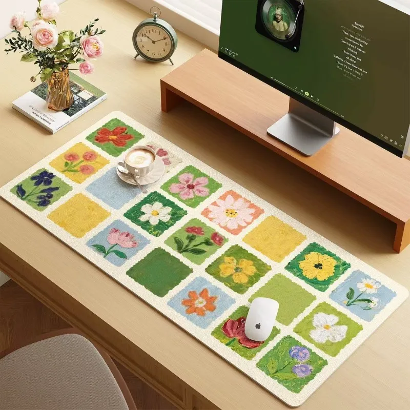 oversized mouse pad simple boys and girls e-sports game office  thickened wrist guard computer desk mat