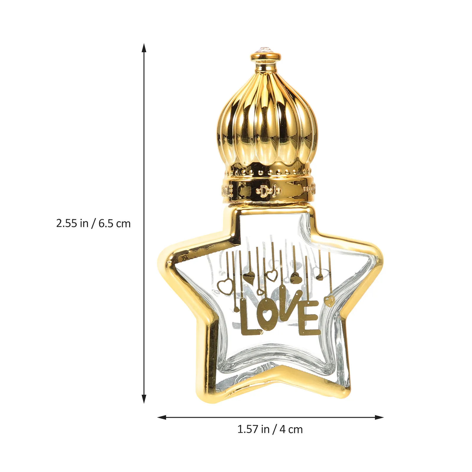 2pcs Glass Essential Oil Roller Bottles with Star Design, Leak-Proof Steel Ball, Easy-Fill for Travel & Home Use view 6