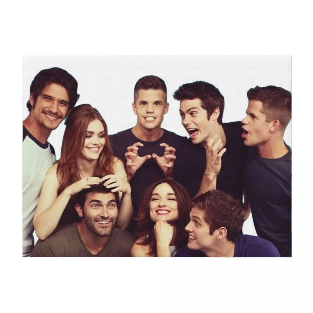 

teen wolf cast Throw Blanket Stuffeds Quilt For Decorative Sofa Sofa Quilt Blankets