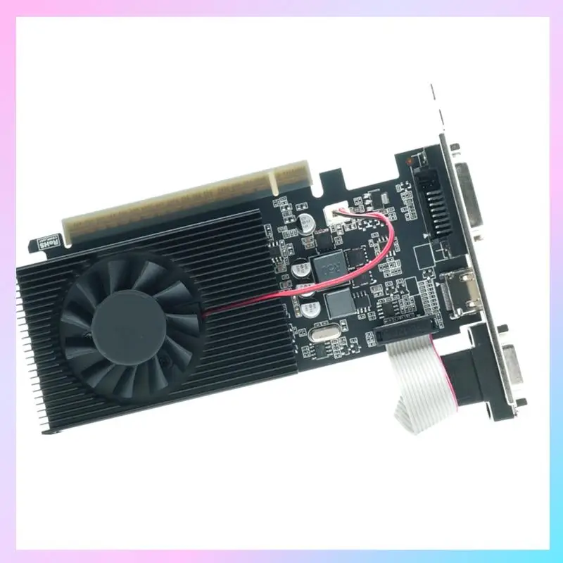

Видеокарта AB25-GT730 2 ГБ GT730 DDR3 128-битные видеокарты GDDR3 — совместимые с выходом DVI и VGA