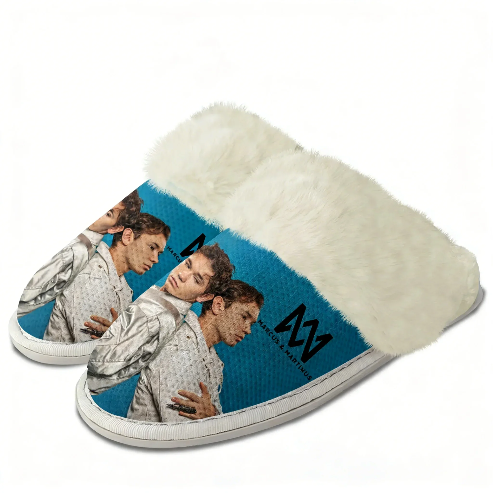

Marcus And Martinus Plush Slippers Keep Warm Shoes Rap Dance Singer Mens Womens Home Cotton Bedroom Lightweight Slipper