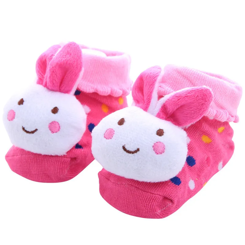 1 Pair cotton Baby socks rubber anti slip Boy Girl floor kids Toddlers autumn spring Animal Infant newborn Cute gift cheap stuff