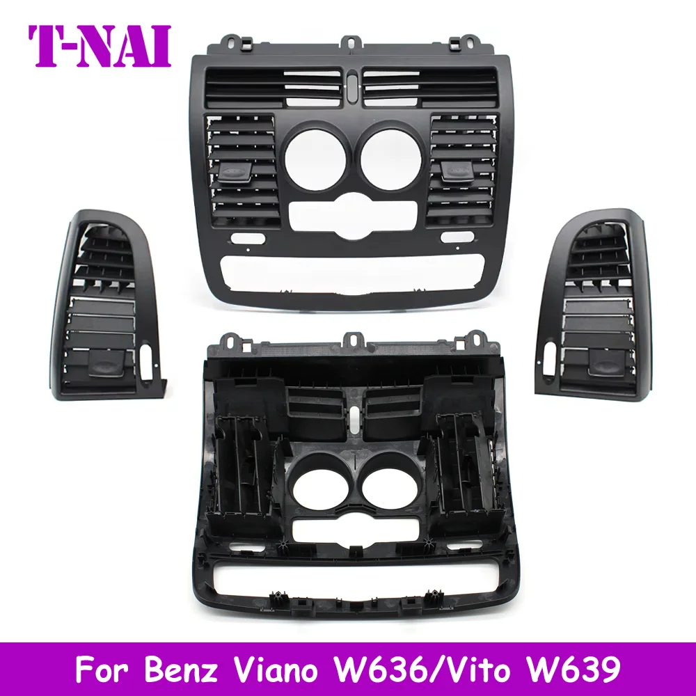 Car Front Dash Central Left Right Air Conditioner Ac Vent Grill Cover For Mercedes Benz Vito Viano W636 W639 6366800800