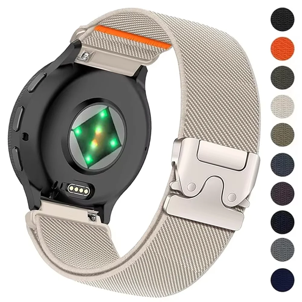 �y�Z�[�����z20 22mm �p���V���[�g���[�v�X�g���b�v Garmin Venu 4 3 2 SQ�p �i�C�����o���h Forerunner 165/255/265/570�p �u���X���b�g Correa Vivoactive 6 5 4�p