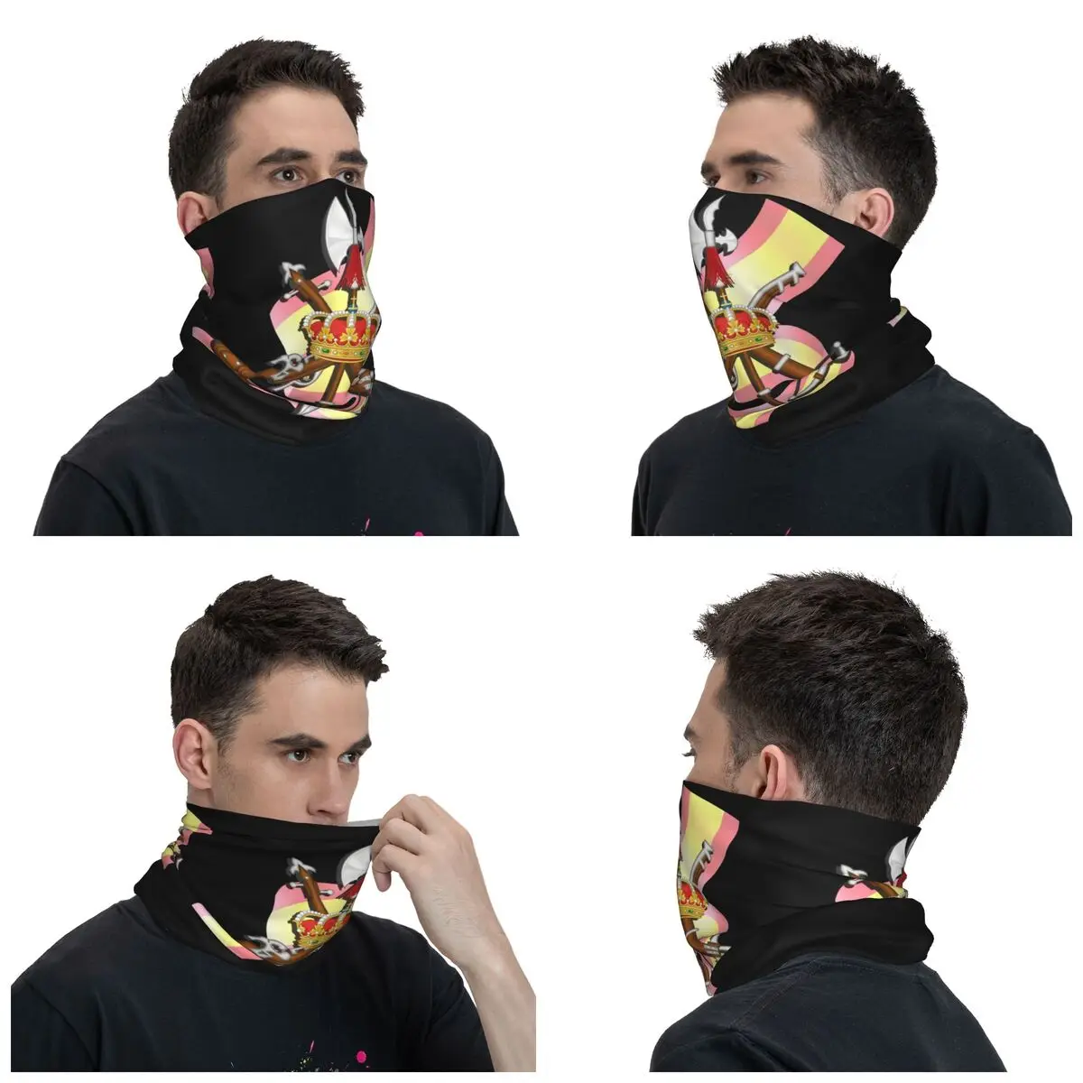 Spanish Legion Mask Scarf Merch Neck Cover Spain Army Bandana Scarf Cool Cycling Balaclava Unisex Windproof