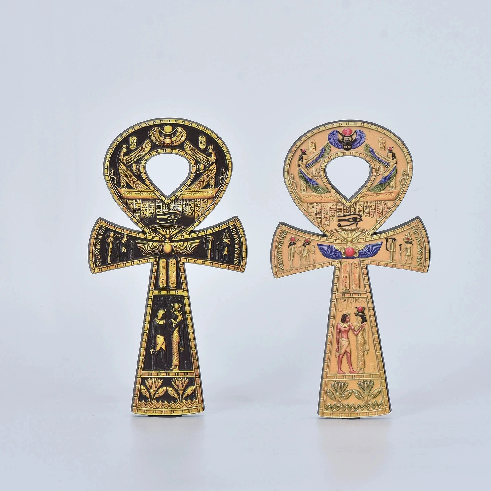Ancient Egypt Ankh Ansata Cross Life Symbol Cross Resin Ornament Hieroglyphic Writing Female Power Pharaoh The Eye Of Horus