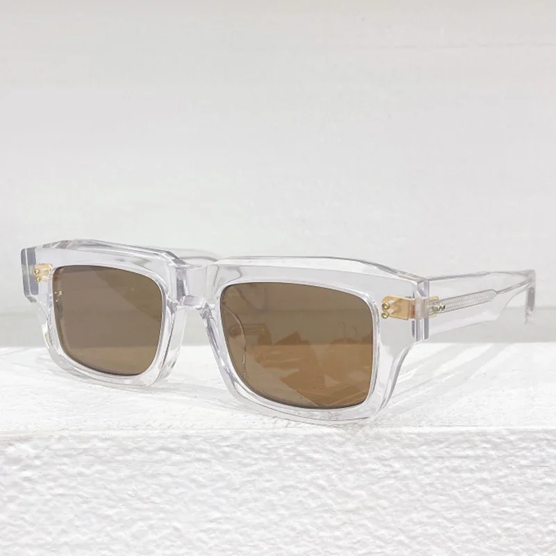 Óculos de sol quadrados feminino marca designer de alta qualidade quadro acetato retro uv400 lente tons óculos de sol feminino