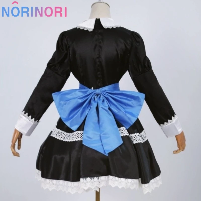 Anime Panty & Stocking with Garterbelt Younger Sister Anarchy Stocking Cosplay Costume Gothic Maid Lolita Dress Wig Long Socks