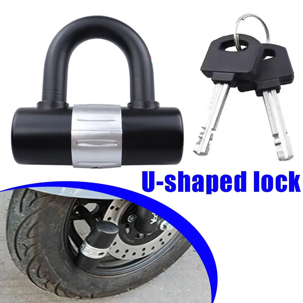 1 Pcs Heavy Duty U Lock For Electric Vehicle Mountain Bike C Level Anti Theft Padlock Waterproof Anti Hydraulic Shear Security