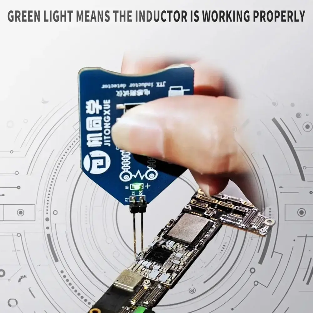 JTX CT-1 Motherboard Coil Tester Inductor Detector Tool for PC Repair Electromagnetic Induction Quick Fault Check