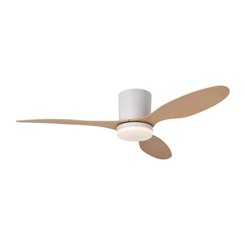 Ceiling Fan Light Retro Simple Parlour Pendant Lamp Strong Wind Force Silent Bedroom Variable Frequency Wireless Remote Control