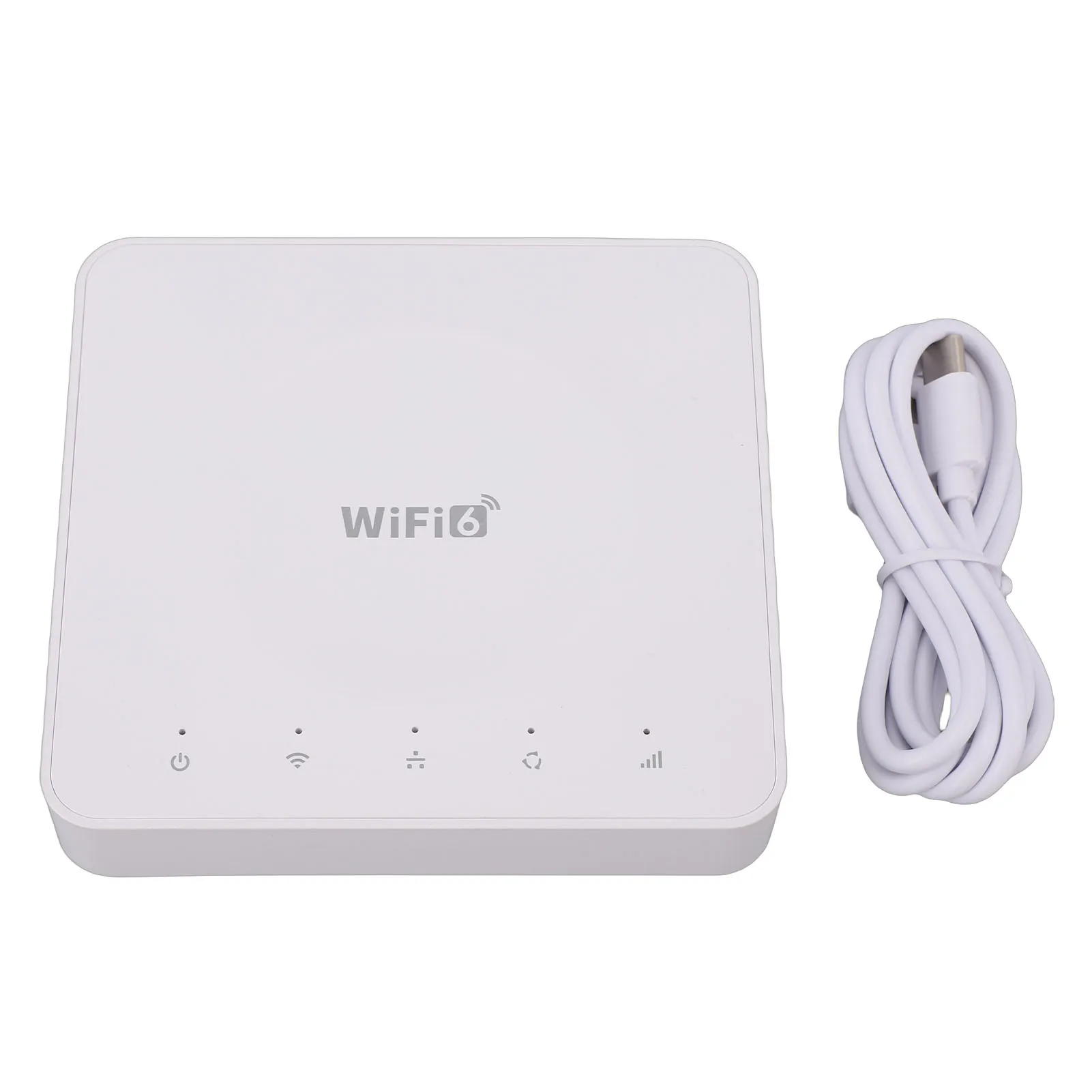 4G CPE Wireless SIM Card Router Dual LAN Port WiFi 6 Mobile Hotspot for B1 B3 B7 B8 B20 B38 B39 B40 B41 Bands Mobile WiFi Router