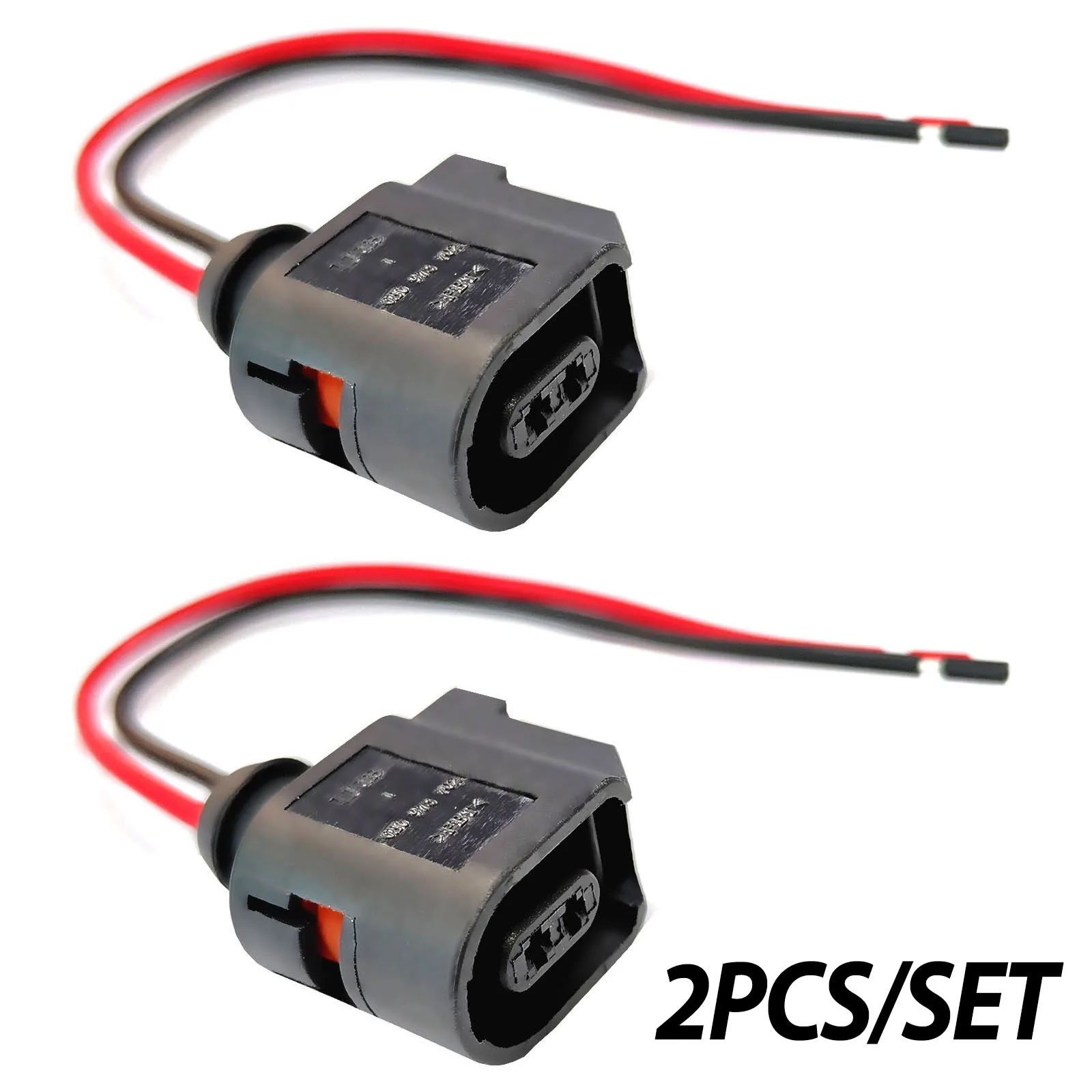 2pcs For VW Caddy Golf Jetta Multivan Passat CC Sharan Tiguan Touran Transporter T5 ABS Sensor Wheel Speed Connector Plug Wiring