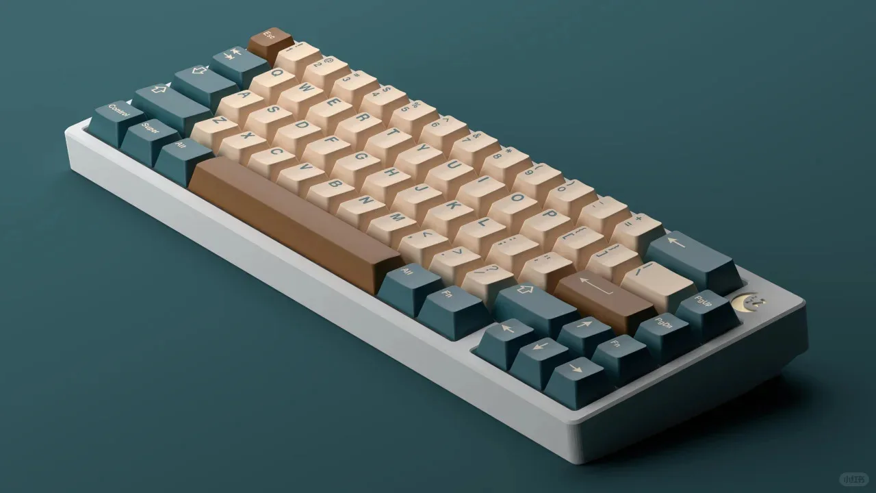 Gmk Earth Tones Keycaps, Pbt None Sublimation, Keycaps pour clavier mécanique, btInviter Set, Retro Green Keycaps