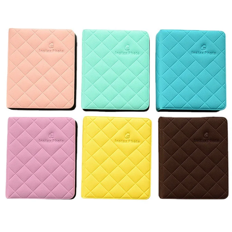Lingge Insert Standard 3-Inch  Album with 32 Pockets for Fujifilm Mini 12 SE 40 41 Evo Photo Paper Instax Film Mini Photo Album