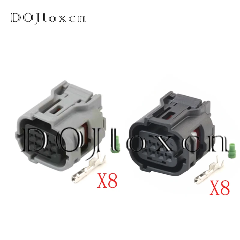 

1/5/10/20/50 Sets 8 Pin 90980-12520 Car Reversing Radar Connector 90980-12519 6189-1240 6188-0779 Parking Sensor Plug For Toyota