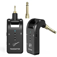 Sistema de guitarra inalámbrico 2,4 G con 8 canales recargable 3,5mm enchufe transmisor receptor para guitarra bajo instrumentos eléctricos