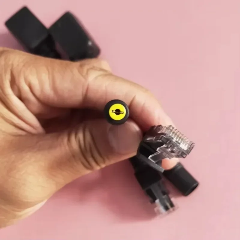 كابل محول إيثرنت للطاقة السلبية ، 1 ذكر إلى 2 أنثى ، طريقتان ، حاقن RJ45 ، وحدة تزويد الطاقة لـ IP Camea