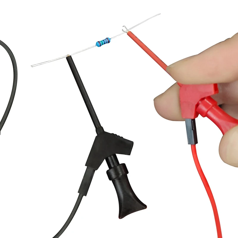 P5003 10 шт. SMD IC тестовый крюк зажим мини-захваты для перемычки провода DIY макетная плата Осциллограф Логический анализатор