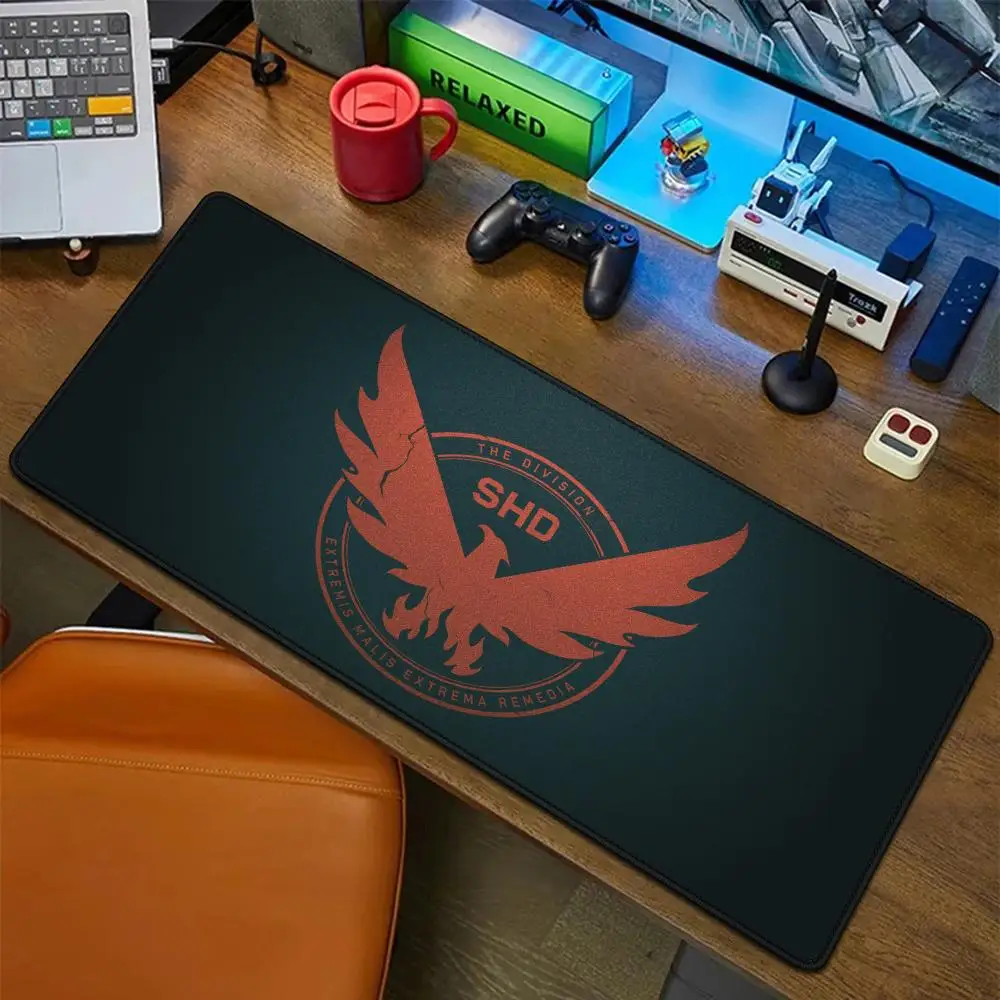 

Коврик для мыши Shooter Tom Clancy's The Division 2, резиновый коврик для ноутбука Xxl, коврик для мыши, ноутбук, геймер, компьютерный стол, игровые аксессуары