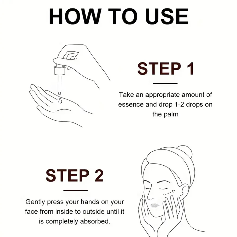 مصل الببتيد الوردي مع 1% PDRN DNA الصوديوم و5 مجمع الببتيد لترطيب البشرة والعناية اليومية #4