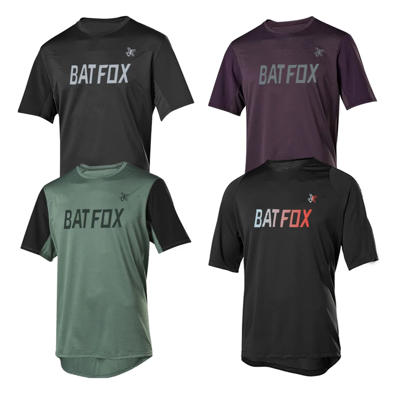 

BAT FOX Men's Downhill Jerseys Camiseta MTB Mountain Bike Shirts Offroad DH Motorcycle Jersey Racing Off-Road Bicycle Jersey