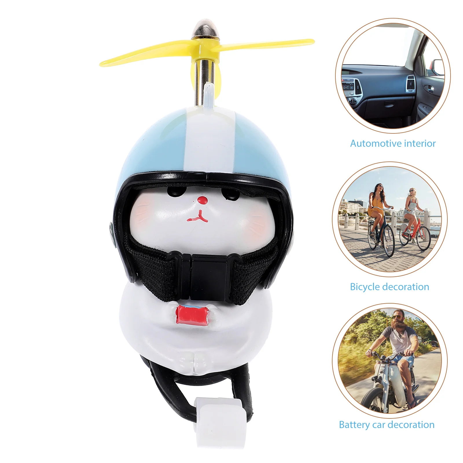

Cat Toy Resin Bike Car Decoration Cute Kitten Accessory Durable Waterproof Ornament for Motorcycle Dashboard Stress