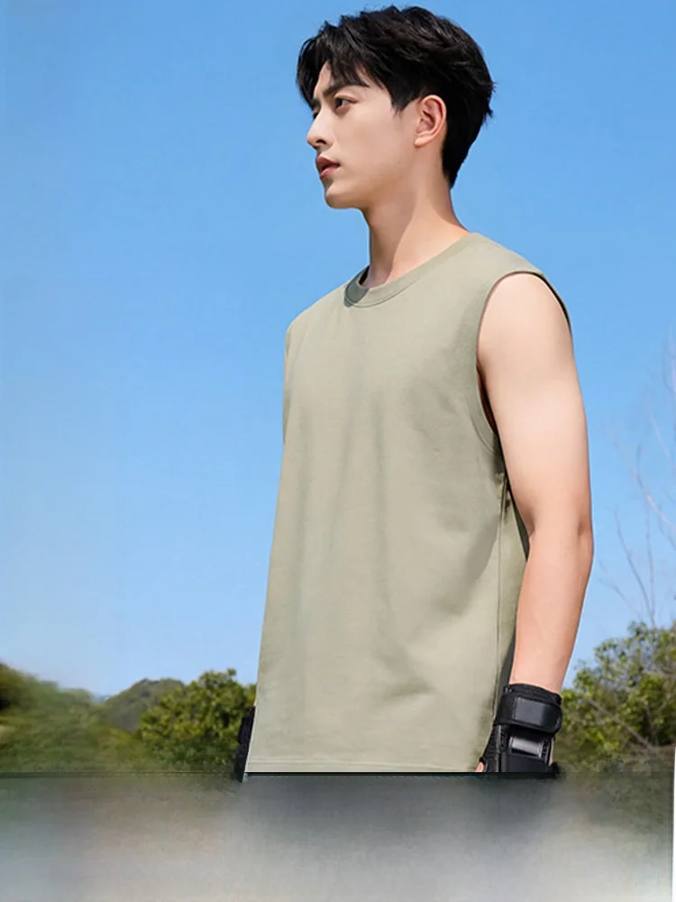 

Jeanswest Men's Sport Vest Summer Outdoor Wear Fitn Cool Sensation Svel T-irt Loose Fit Youthful Sle round Ne