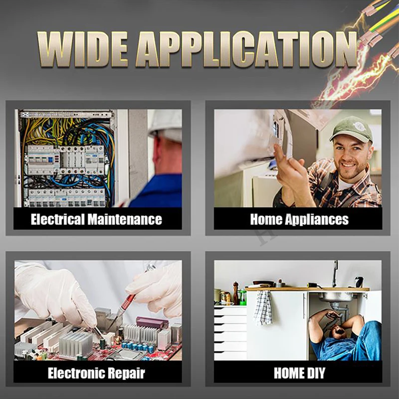 35Pcs PK-616H Professional Electronic Tool Kit Electrical Measurement Overhaul Electronic Soldering Removal Tin Repair