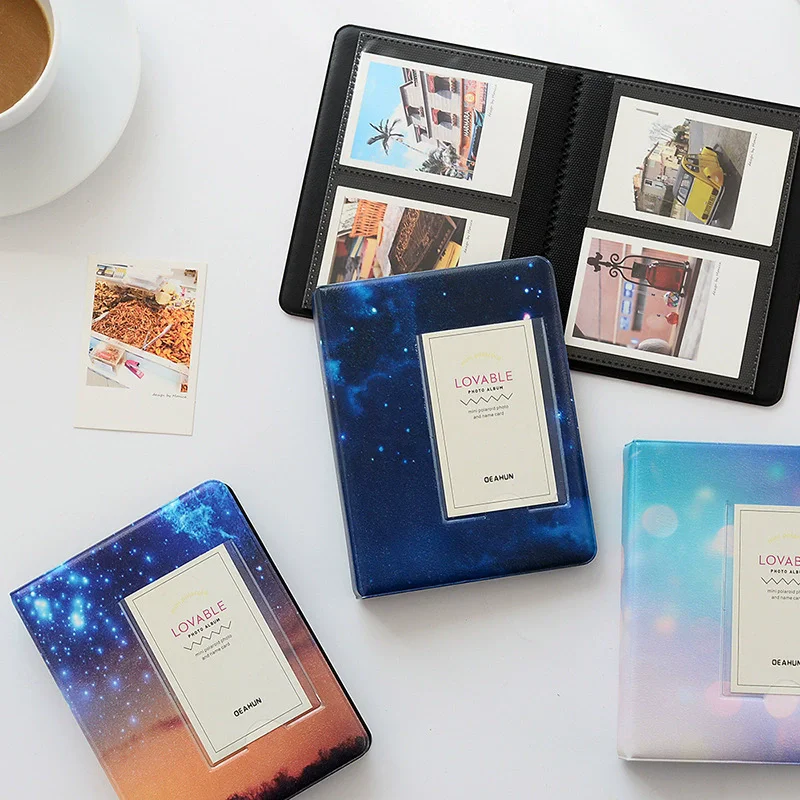 Photo Album Instax Starry Sky Series Album For Photos Mini Albums Memory Books For Girl 3inch Photo Storage Card Collection Book
