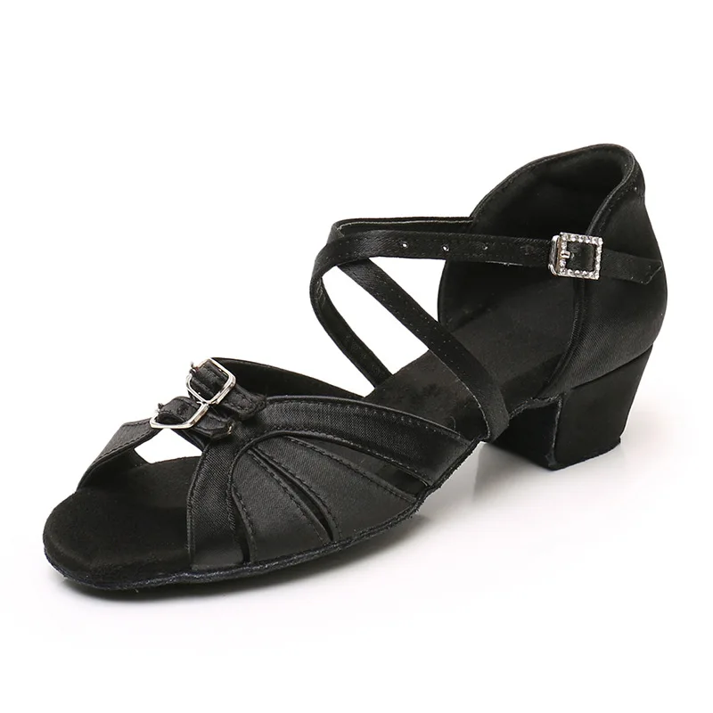 Sapatos de dança para meninas e mulheres, sapatos de salão latino, sapatos modernos para performance de dança de tango, sandálias de salsa, salto de 3,5 cm